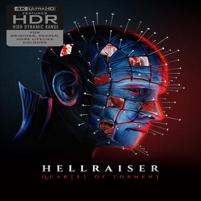 Hellraiser: Quartet Of Torment (4-Disc Limited Edition) (헬레이저 4부작)(한글무자막)(4K Ultra HD)