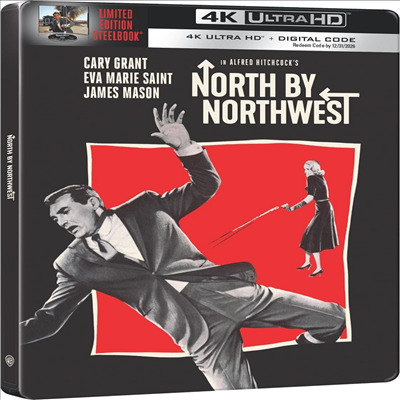 North by Northwest (북북서로 진로를 돌려라) (1959)(Steelbook)(한글무자막)(4K Ultra HD)