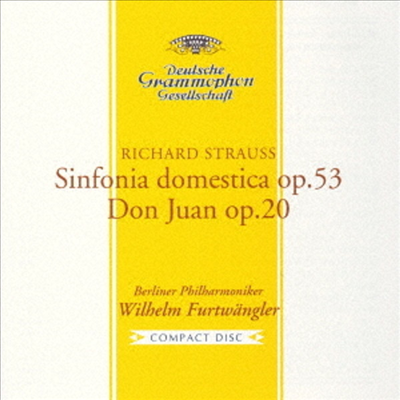 R. 슈트라우스: 가정 교향곡, 돈 주앙 (R. Strauss: Domestic Symphony, Don Juan) (Ltd.)(UHQCD)(일본반) - Wilhelm Furtwangler