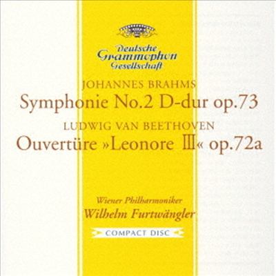 브람스: 교향곡 2번, 베토벤: 레오노레 서곡 3번 (Brahms: Symphony No.2, Beethoven: &#39;Leonore&#39; Overture No.3) (Ltd.)(UHQCD)(일본반) - Wilhelm Furtwangler