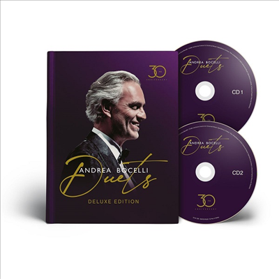 안드레아 보첼리 - 30주년 기념반 (Andrea Bocelli - Duets 30th Anniversary) (Deluxe-Edition)(2CD) - Andrea Bocelli