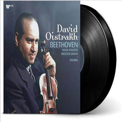 베토벤: 바이올린 협주곡 &amp; 바이올린 소나타 9번 &#39;크로이처&#39; (Beethoven: Violin Concerto &amp; Violin Sonata No.9 &#39;Kreutzer&#39;) (180g)(2LP) - David Oistrach