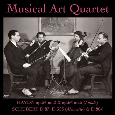 뮤지컬 아트 사중주단의 하이든 &amp; 슈베르트 (Musical Art Quartet - Haydn &amp; Schubert Columbia Recordings)(CD) - Musical Art Quartet