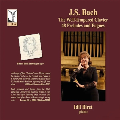 바흐: 평균율 클라비어 곡집 1 &amp; 2권 (Bach: The Well-Tempered Klavier - 48 Preludes And Fugues) (4CD) - Idil Biret (piano)