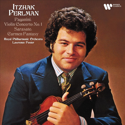 파가니니: 바이올린 협주곡 1번 &amp; 사라사테: 카르멘 환상곡 (Paganini: Violin Concerto No.1 &amp; Sarasate: Carmen Fantasy) (180g)(LP) - Itzhak Perlman