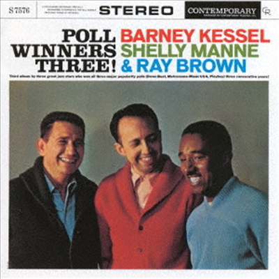 Barney Kessel with Shelly Manne &amp; Ray Brown - Poll Winners Three! (SHM-CD)(일본반)