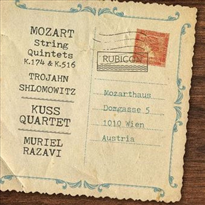 모차르트: 현악 오중주 1 &amp; 3번 (Mozart: String Quintets Nos.1 &amp; 3)(CD) - Muriel Razavi