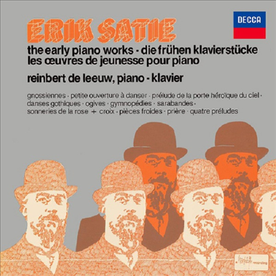 사티: 초기 피아노 작품집 (Satie The Early Piano Works) (2SHM-CD)(일본반) - Reinbert De Leeuw
