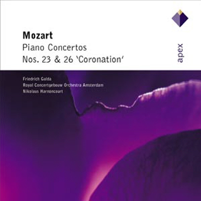 모차르트 : 피아노 협주곡 23번, 26번 '대관식' (Mozart : Piano Concerto No.23 K.488, No.26 K.537 'Coronation')(CD) - Friedrich Gulda
