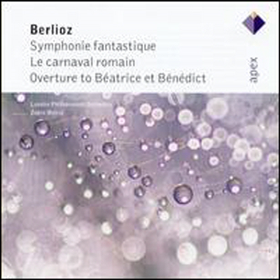 베를리오즈 : 환상 교향곡, 로마의 사육제, 베아트리체와 베네딕트 서곡 (Berlioz : Symphonie fantastique, Le carnaval romain, Overture &#39;Beatrice et Benedict&#39;)(CD) - Zubin Mehta