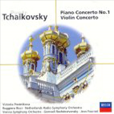 차이코프스키 : 피아노 협주곡 1번, 바이올린 협주곡 (Tchaikovsky : Piano Concerto No.1 Op.23, Violin Concerto Op.35)(CD) - Victoria Postnikova