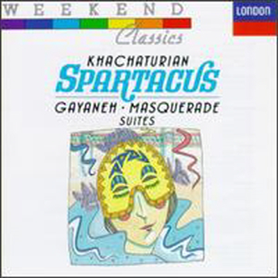 하차투리안 : 모음곡 '스팔타쿠스', '가이네', '가면 무도회' (Khachaturian : Spartacus, Gayanch & Masquerade Suites)(CD) - Stanley Black