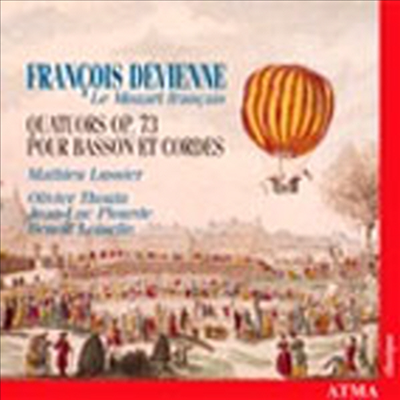 드비엔느: 바순 사중주 1번 - 3번 (Devienne: Bassoon Quartets Nos.1 - 3)(CD) - Mathieu Lussier