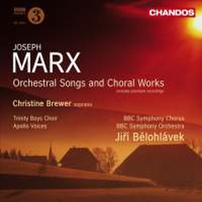 요셉 마르크스 : 관현악곡 &amp; 합창곡 (Joseph Marx : Orchestral Songs and Choral Works )(CD) - Jiri Belohlavek