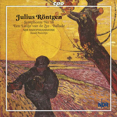 뢴트겐 : 교향곡 18번, 노르웨이 민속선율에 의한 발라드 & 북부 네덜란드 춤곡 (Julius Rontgen : Symphonie No.18)(CD) - David Pore