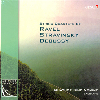 라벨, 스트라빈스키 &amp; 드뷔시 : 현악 사중주 (Sine Nomine Quartet play Stravinsky, Debussy &amp; Ravel)(CD) - Sine Nomine Quartet