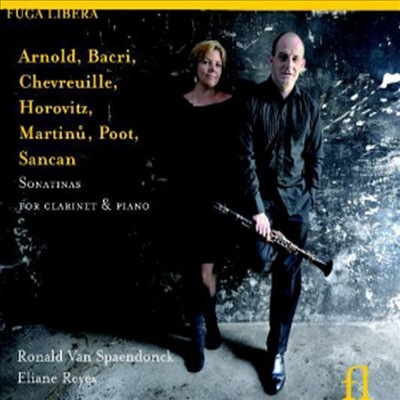 현대 작곡가들의 클라리넷 소나티나 작품집 (Sonatinas Pour Clarinet &amp; Piano)(CD) - Ronald Van Spaendonck