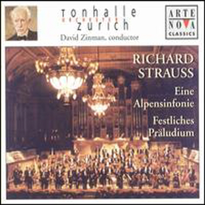 R. 슈트라우스 : 알프스 교향곡, 축제 전주곡 (R. Strauss : Eine Alpensinfonie, Festliche Praludium)(CD) - David Zinman