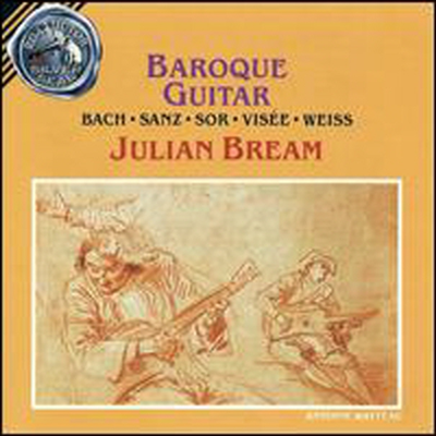 줄리안 브림 - 바로크 기타 (Julian Bream - Baroque Guitar)(CD) - Julian Bream