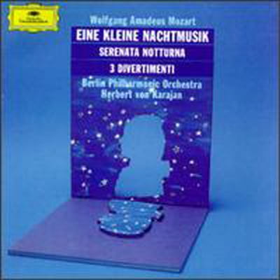 모차르트: 세레나데 '아이네 클라이네 나흐트무지크', '세레나타 노트르노', 세 개의 디베르티멘토 (Mozart: Eine kleine Nachtmusik K.525, Serenata notturna K.239 & Divertimento K.136-138)(CD) - Herbert von 