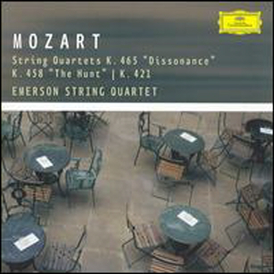 모차르트 : 현악 사중주 15 , 17 '사냥', 19번 '불협화음' (Mozart : String quartets K.465 'Dissonance', K. 458 'The Hunt' & K.421)(CD) - Emerson String Quartet