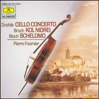 드보르작: 첼로 협주곡, 브루흐 : 콜 니드라이, 블로흐: 셀로모 (Dvorak: Cello Concerto, Bruch: Kol Nidrei, Bloch: Schelomo)(CD) - Pierre Fournier