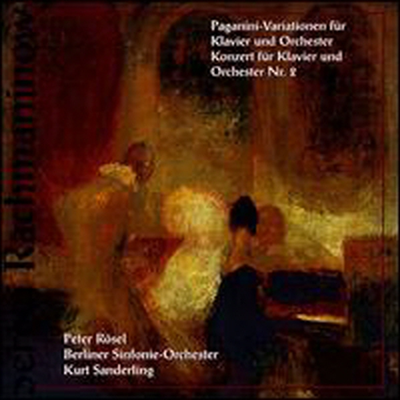 라흐마니노프: 파가니니 광시곡, 피아노 협주곡 2번 (Rachmaninov: Rhapsody on a Theme by Paganini, Piano Concerto No.2)(CD) - Peter Rosel