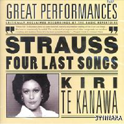 R. 슈트라우스 : 네 개의 마지막 노래, 가곡 (R. Strauss : Four Last Songs, Lieder)(CD) - Kiri Te Kanawa