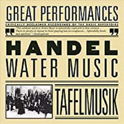 헨델 : 수상음악 (Handel : Water Music)(CD) - Tafelmusik