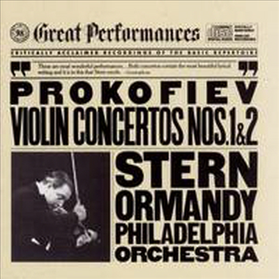 프로코피에프 : 바이올린 협주곡 1, 2번 (Prokofiev : Violin Concerto No.1 Op.19, No.2 Op.63)(CD) - Isaac Stern