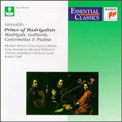 제수알도: 마드리갈, 갈리아드, 칸쪼네타, 시편 (Gesualdo: Madrigals, Galliards, Canzonettas, Pslams)(CD) - Grace Lynne Martin