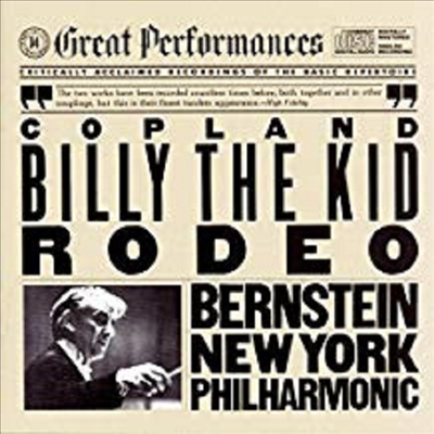 코플랜드 : 빌리 더 키드, 로데오 (Copland : Rodeo, Billy The Kid)(CD) - Leonard Bernstein