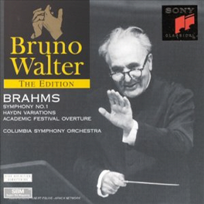 브람스 : 교향곡 1번, 하이든 변주곡 (Brahms : Symphony No.1 Op.68, Haydn Variations Op.56a)(CD) - Bruno Walter