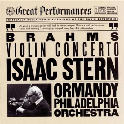 브람스 : 바이올린 협주곡 (Brahms : Violin Concerto Op.77)(CD) - Isaac Stern