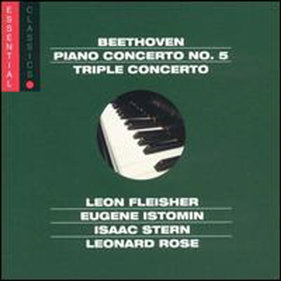 베토벤: 피아노 협주곡 5번 '황제', 삼중 협주곡 (Beethoven: Piano Concerto No.5 'Emperor', Triple Concerto)(CD) - Eugene Istomin