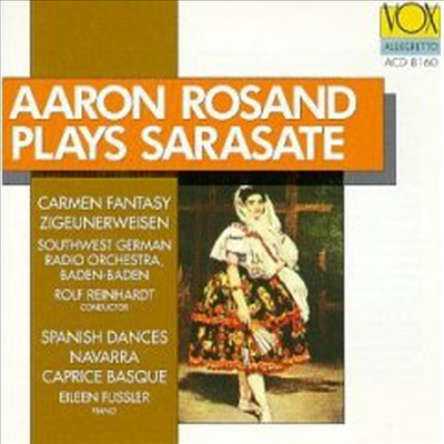 아론 로잔드가 연주하는 사라사테 작품집 (Aaron Rosand Plays Sarasate)(CD) - Aaron Rosand