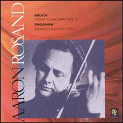브루흐 : 바이올린 협주곡 2번, 파가니니 : 바이올린 협주곡 1번 (Bruch : Violin Concerto No.2 Op.44, Paganini : Violin Concerto No.1)(CD) - Aaron Rosand