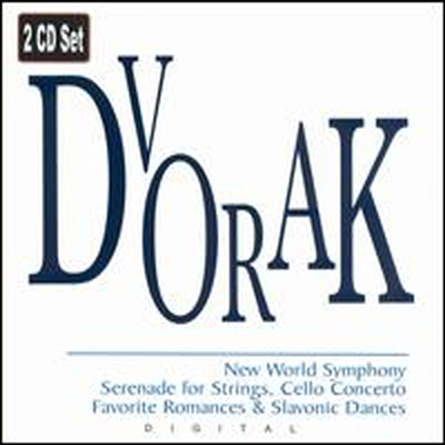 드보르작: 현을 위한 세레나데, 첼로 협주곡, 로망스, 슬라브 무곡 (Dvorak: Serenade for Strings, Cello Concerto, Romances & Slavonic Dances) (2CD) - Dvorak