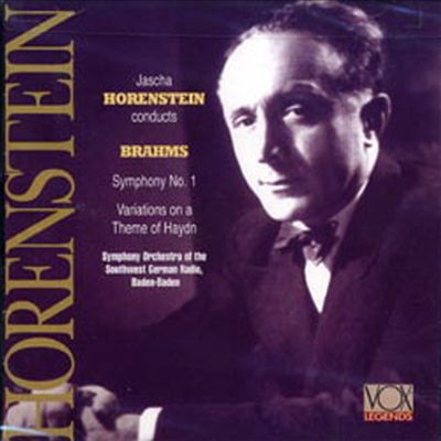 브람스 : 교향곡 1번, 하이든 변주곡 (Brahms : Symphony No.1 Op.68, Variations on a Theme of Haydn)(CD) - Jascha Horenstein