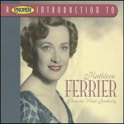 캐슬린 훼리어 - 불어라 바람아 남쪽으로 (A Proper Introduction to Kathleen Ferrier: Blow the Wind Southerly) - Kathleen Ferrier