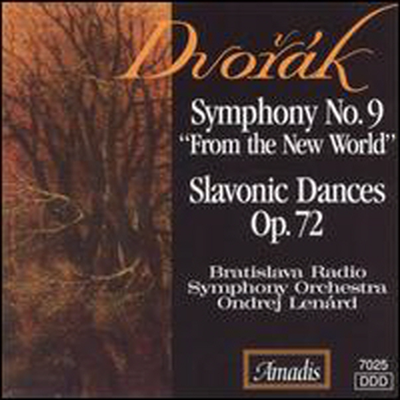 드보르작: 교향곡 9번 '신세계 에서', 슬라브 무곡 (Dvorak: Symphony No.9 'From the New World', Slavonic Dances Op.72)(CD) - Ondrej Lenard