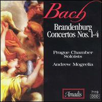 바흐: 브란덴부르크 협주곡 1-4번 (Bach: Brandenburg Concertos Nos.1-4)(CD) - Andrew Mogrelia