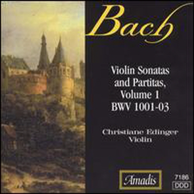 바흐: 무반주 바이올린 소나타와 파르티타, 1권 (Bach: Violin Sonatas and Partitas, Vol.2 BWV1001-1003)(CD) - Christiane Edinger