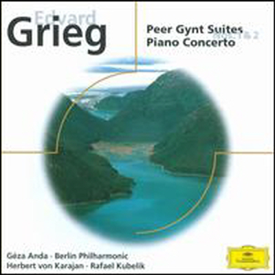 그리그: 페르귄트 모음곡 1, 2번, 피아노 협주곡 (Grieg: Peer Gynt Suites Nos.1 & 2, Piano Concerto)(CD) - Geza Anda