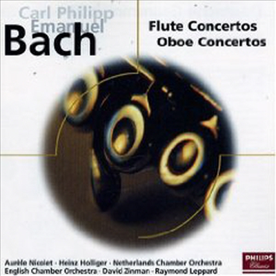 C.P.E. 바흐: 플루트 협주곡, 오보에 협주곡 (C.P.E. Bach: Flute Concertos, Oboe Concertos)(CD) - Aurele Nicolet