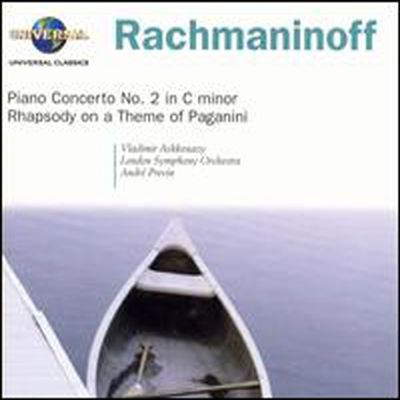 라흐마니노프: 피아노 협주곡 2번, 파가니니 광시곡 (Rachmaninoff: Piano Concerto No.2, Rhapsody on a Theme of Paganini)(CD) - Vladimir Ashkenazy