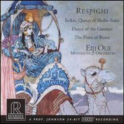 레스피기 : 벨키스 - 시바의 여왕 모음곡, 땅의 요정의 춤, 로마의 소나무 (Respighi : Belkis - Queen Of Sheba Suite, Dance Of The Gnomes, The Pines Of Rome) (HDCD) - Eiji Oue