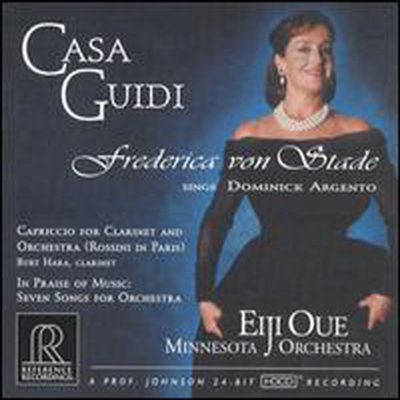 아르젠토 : 카사귀디, 클라리넷 카프리치오, 음악의 찬양 (Argento : Casa Guidi, Capriccio For Clarinet And Orchestra, In Praise Of Music) (HDCD) - Eiji Oue
