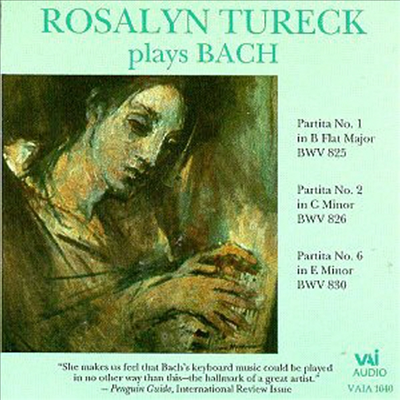 바흐 : 파르티타 1, 2, 6번 (Bach : Partitas Nos.1, 2, 6 BWV825-826, 830)(CD) - Rosalyn Tureck