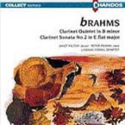 브람스 : 클라리넷 오중주, 클라리넷 소나타 (Brahms : Clarinet Quintet Op.115, Clarinet Sonata Op.120-2)(CD) - Janet Hilton
